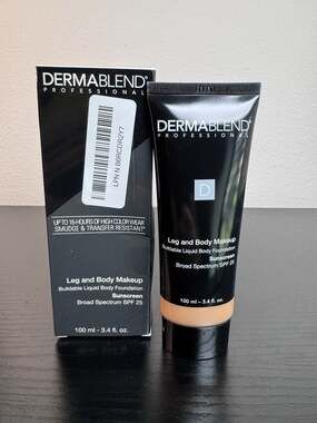 Dermablend Leg & Body Makeup Foundation SPF 25 Tan Honey 45W 3.4 oz